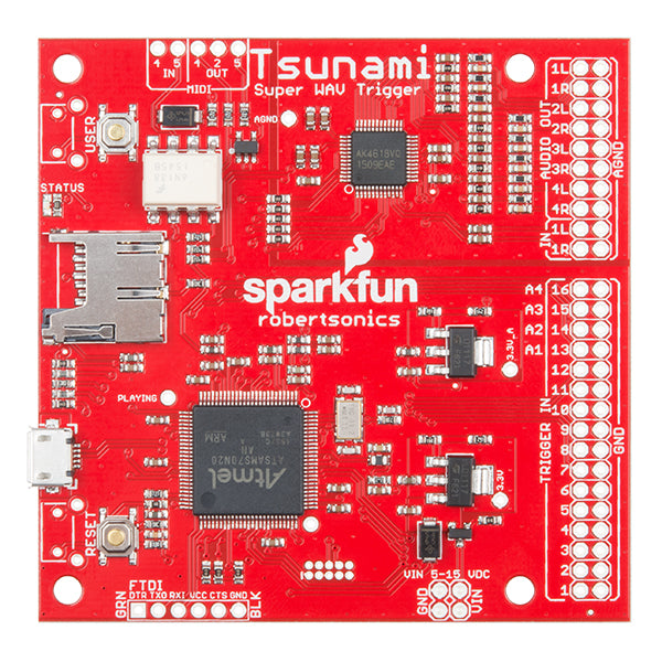 SparkFun Tsunami Super WAV Trigger