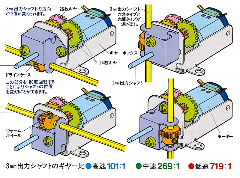 Tamiya 72003 High-Power Gearbox Kit