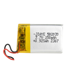 Lithium-Ion Polymer (LiPo) Battery (3.7V 250mAh)