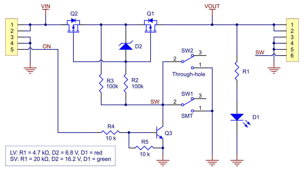 Mini Pushbutton Power Switch with Reverse Voltage Protection, SV - Learning  Developments