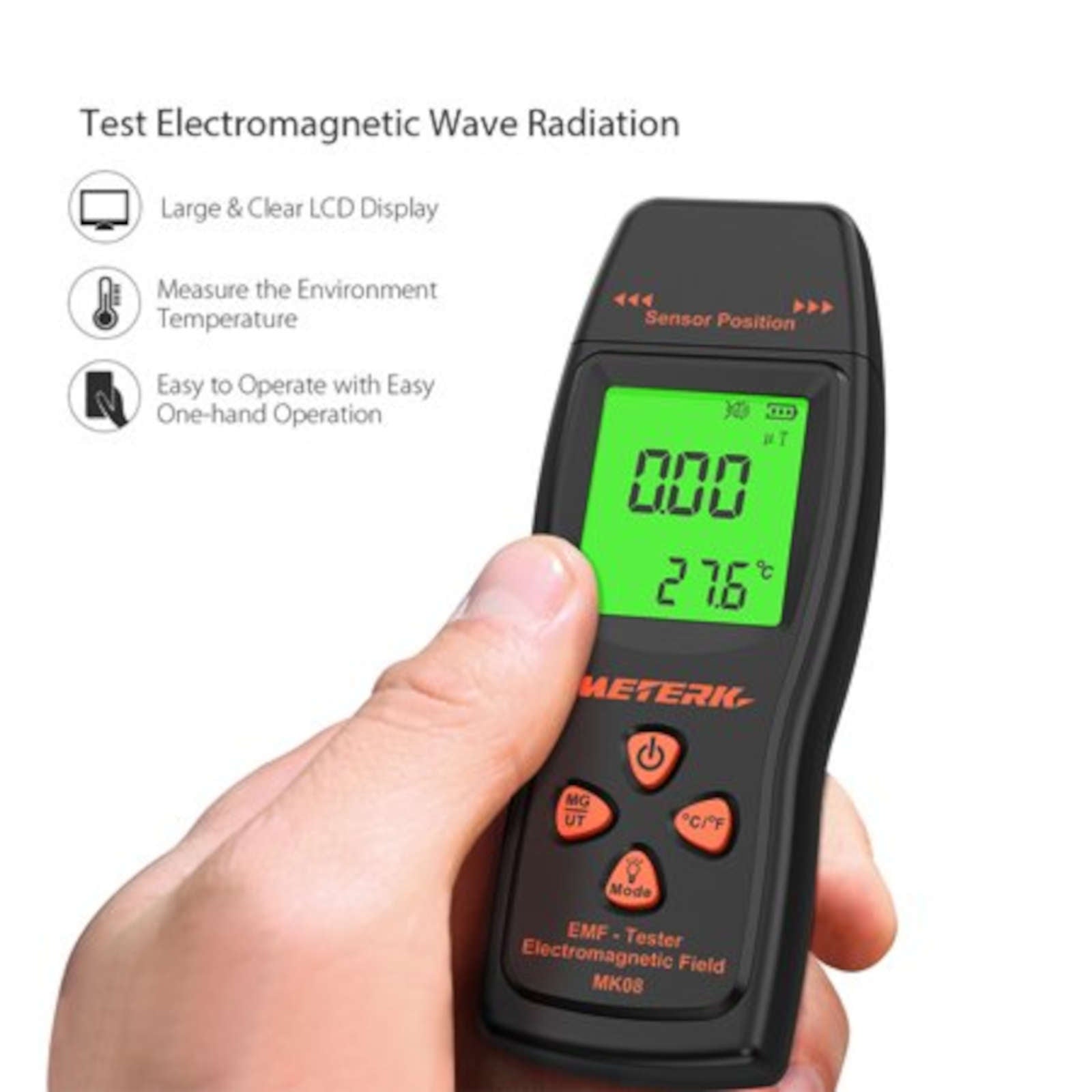 Meterk Electromagnetic Field Tester (EMF) MK08 in Canada Robotix